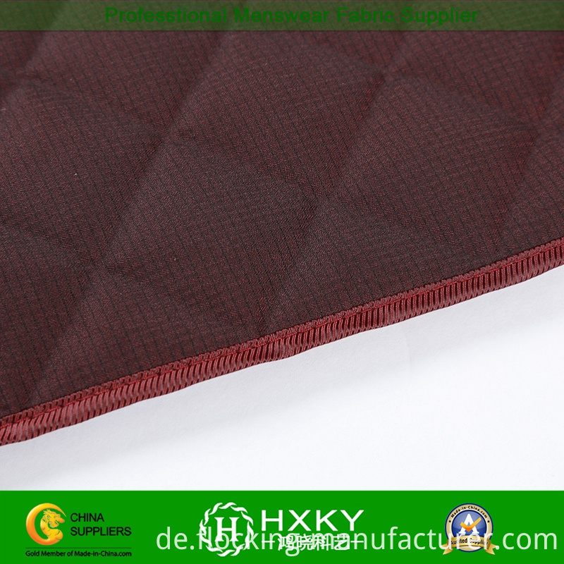 Compound Polyester Fabric with Diamond Stitch for Quilted Jacket